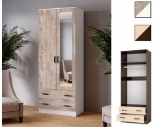 Лагуна 80 см с зеркалом Шкаф комбинированный [Лагуна]