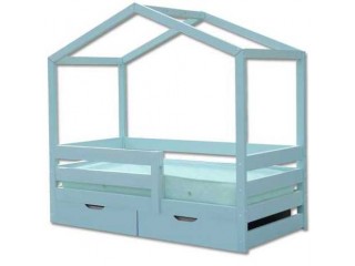 Домик-4 кровать с ящиками [Детская кровать]