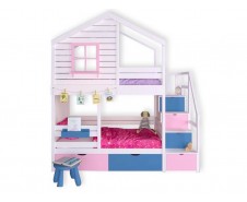 Домик Kids Land №82 Двухъярусная кровать [Кровать массив]