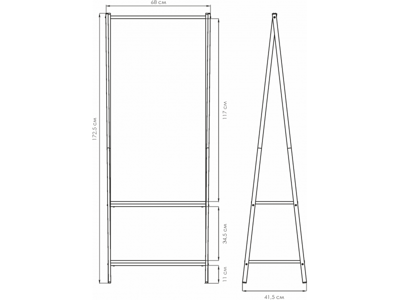 Алабама 22 Вешалка гардеробная [Алабама ЗМИ] 