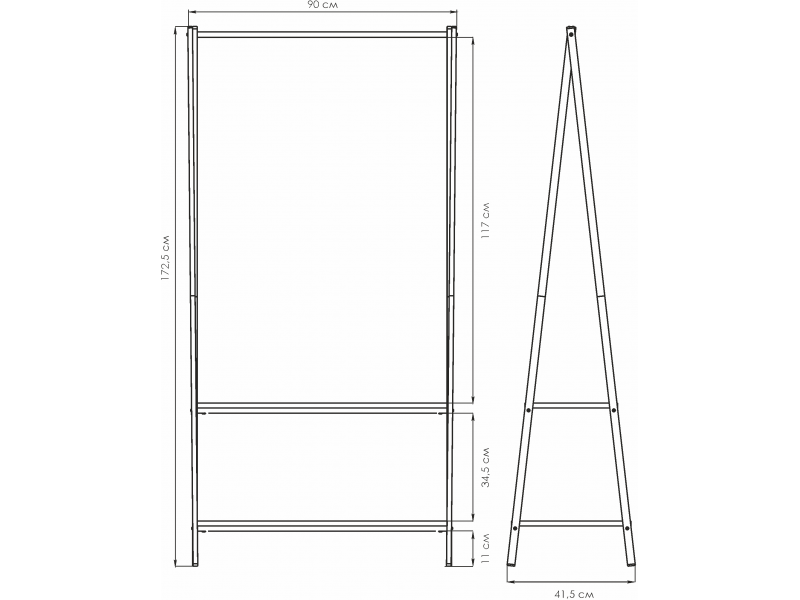 Алабама 32 Вешалка гардеробная [Алабама ЗМИ] 