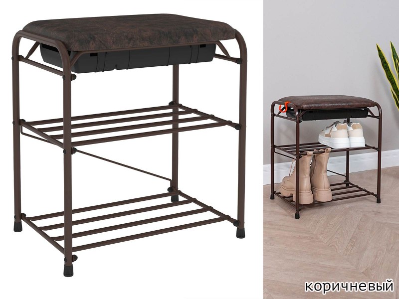 Альфа 13 Подставка для обуви с сиденьем [Альфа ЗМИ] 