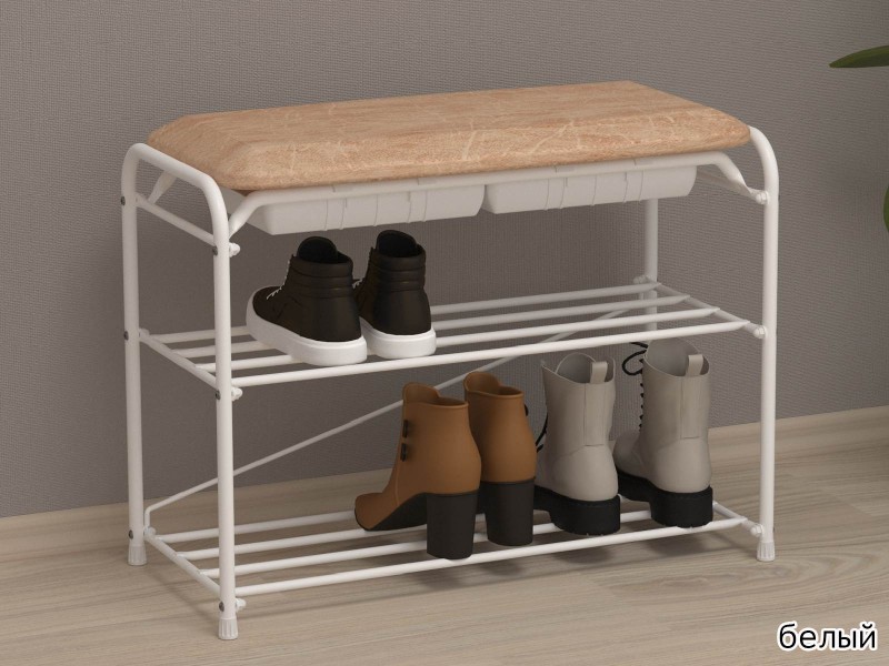 Альфа 23 Подставка для обуви с сиденьем и ящиком [Альфа ЗМИ] 