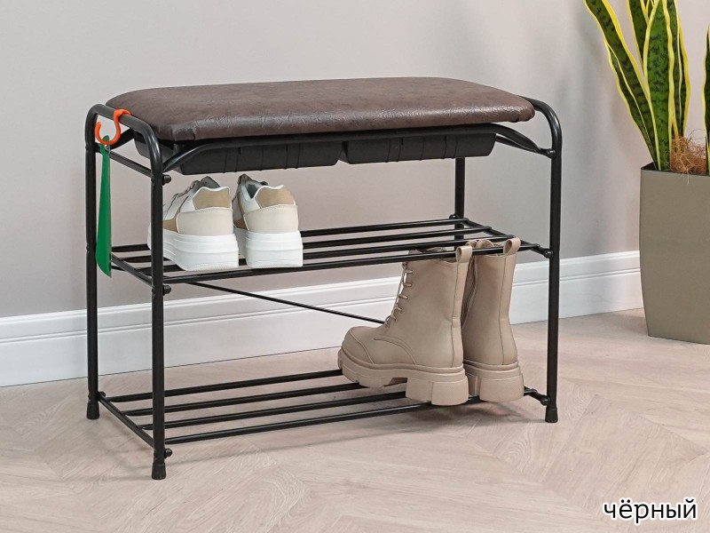 Альфа 23 Подставка для обуви с сиденьем и ящиком [Альфа ЗМИ] 