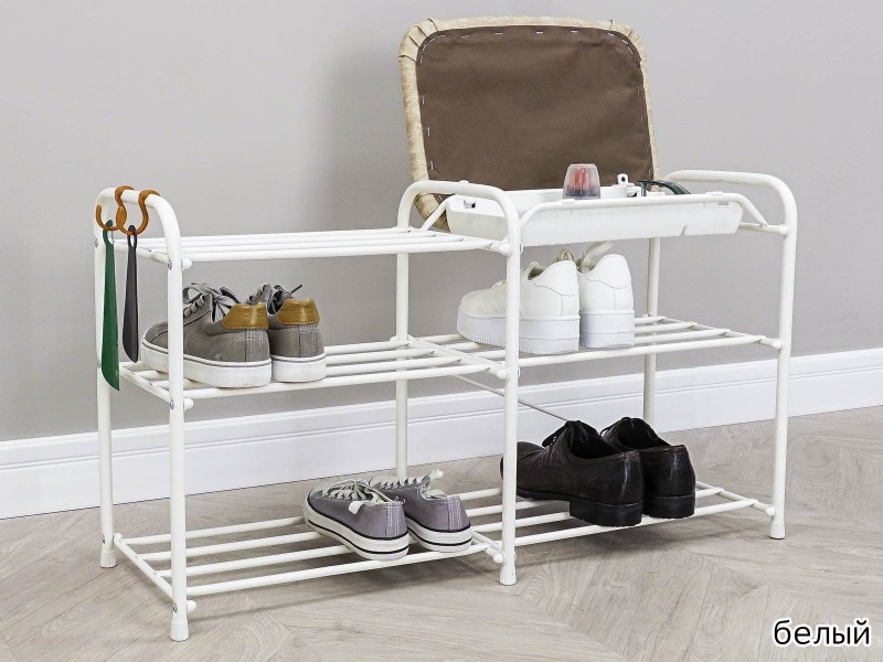 Альфа 33 Подставка для обуви с сиденьем и ящиком [Альфа ЗМИ] 