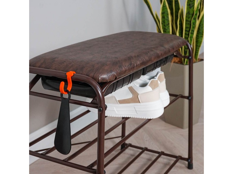 Альфа 23 Подставка для обуви с сиденьем и ящиком [Альфа ЗМИ] 