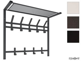 Торонто 22 Вешалка с полкой двухъярусная [Торонто ЗМИ] 