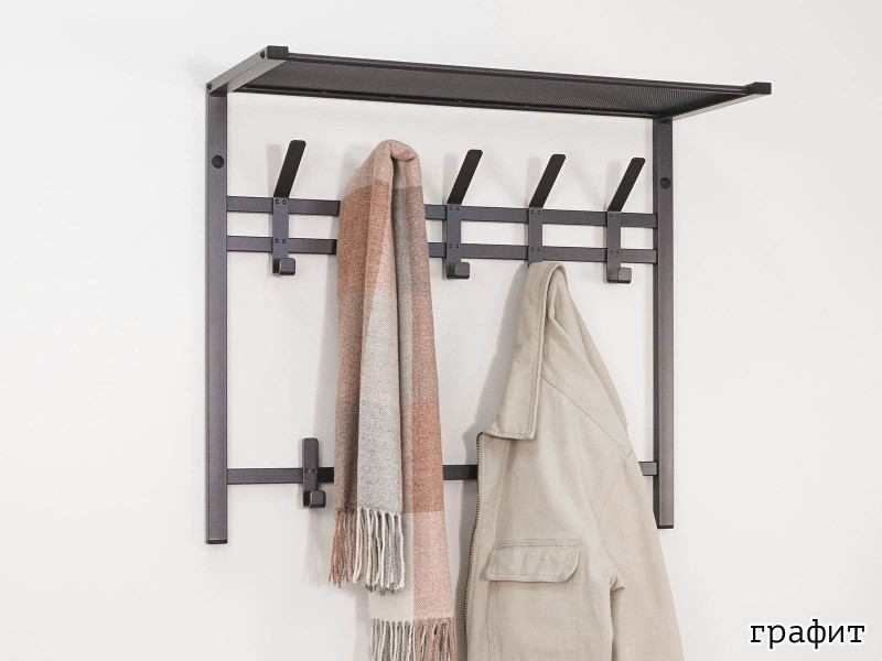 Торонто 22 Вешалка с полкой двухъярусная [Торонто ЗМИ] 