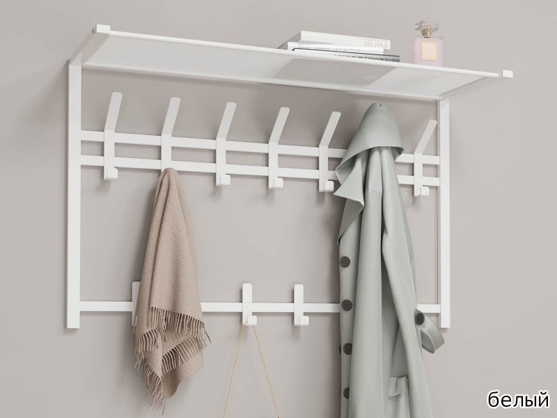 Торонто 32 Вешалка с полкой двухъярусная [Торонто ЗМИ] 