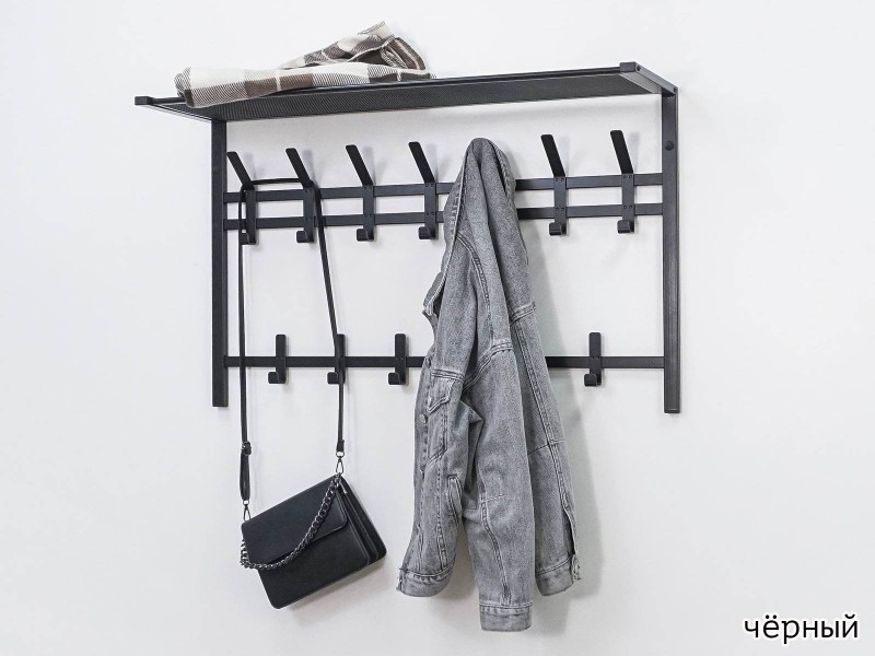 Торонто 32 Вешалка с полкой двухъярусная [Торонто ЗМИ] 